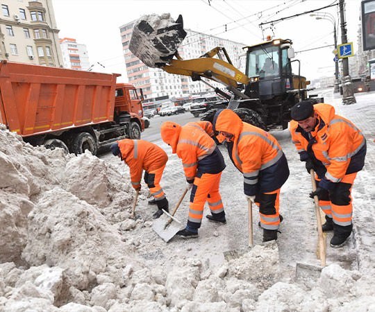 Уборка снега в Клину и  Московской области