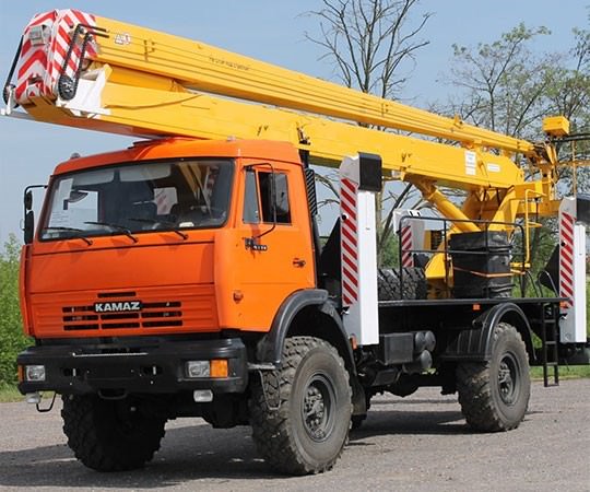 Аренда автовышки в Клину и  Московской области